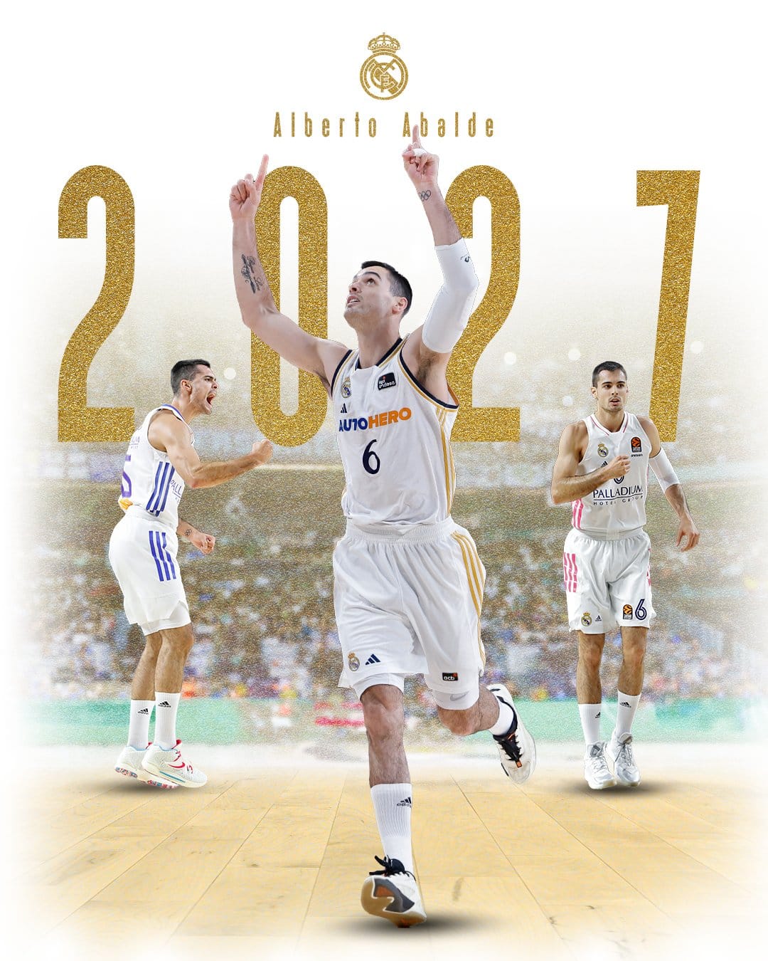 Real Madrid Baloncesto| Renovación Alberto Abalde