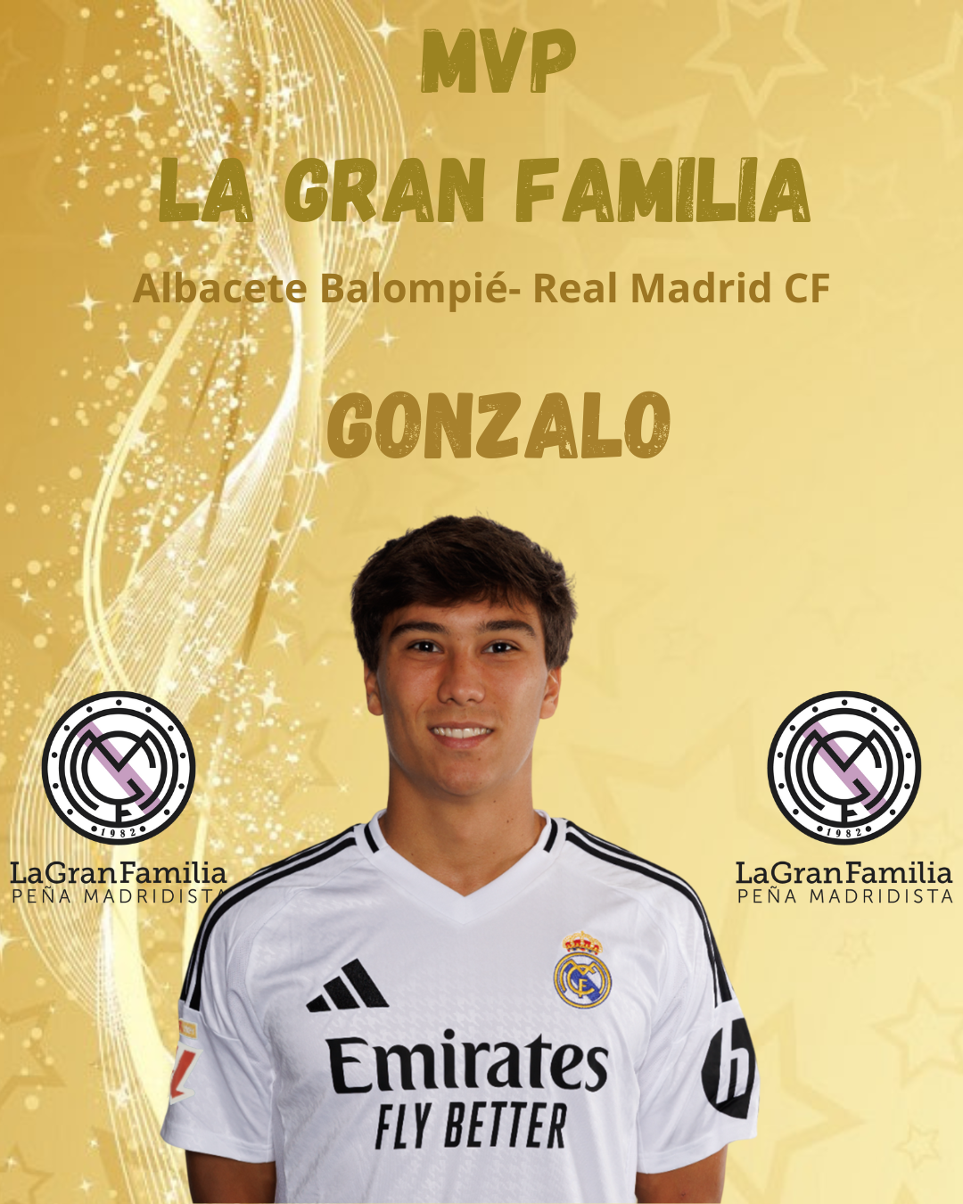 Trofeo La Gran Familia al Mejor Jugador 2025-2026| MVP (Albacete Balompié – Real Madrid CF «Copa del Rey»)