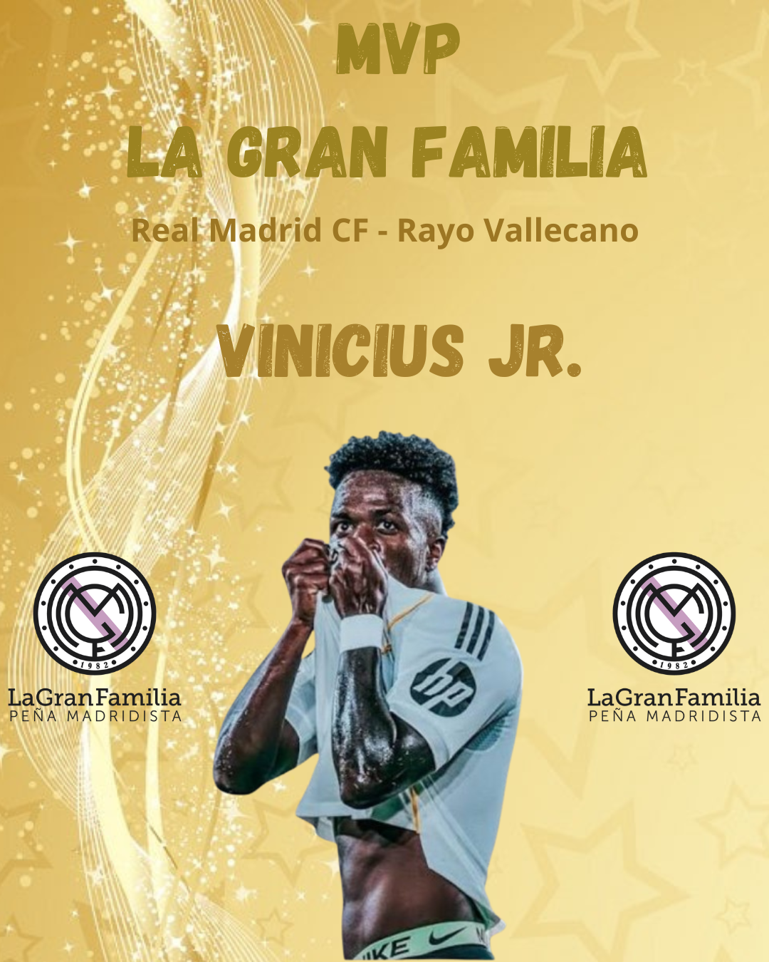 Trofeo La Gran Familia al Mejor Jugador 2025-2026| MVP (Real Madrid CF – Rayo Vallecano «Liga»)