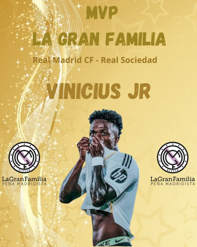 Trofeo La Gran Familia al mejor jugador 2025-2026 | MVP (Real Madrid CF - Real Sociedad 
