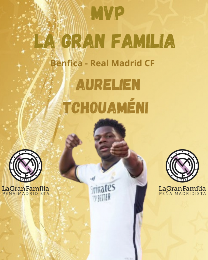 Trofeo La Gran Familia al Mejor Jugador 2025-2026 | MVP (Benfica - Real Madrid CF 