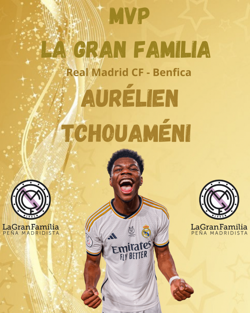 Trofeo La Gran Familia al Mejor Jugador 2025-2026 | MVP (Real Madrid CF - Benfica 