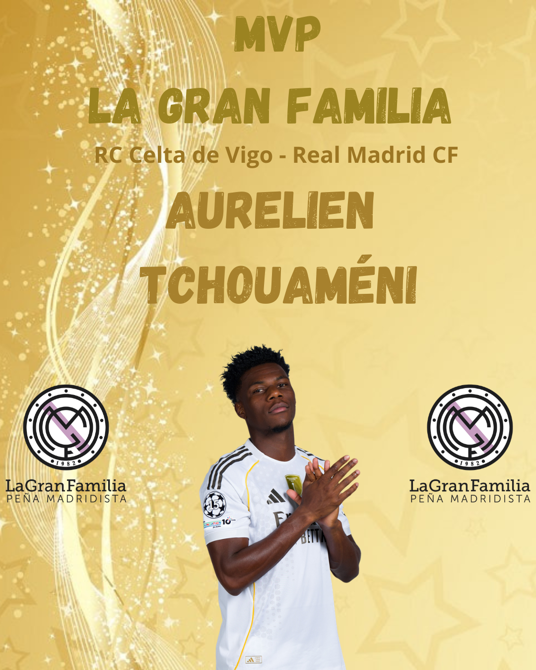 Trofeo La Gran Familia al Mejor Jugador 2025-2026 | MVP (RC Celta de Vigo – Real Madrid CF «Liga»)