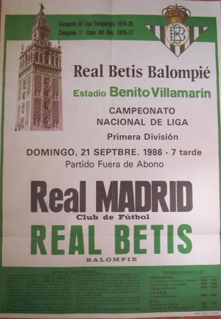 Nuestra historia | Aquél Real Betis – Real Madrid